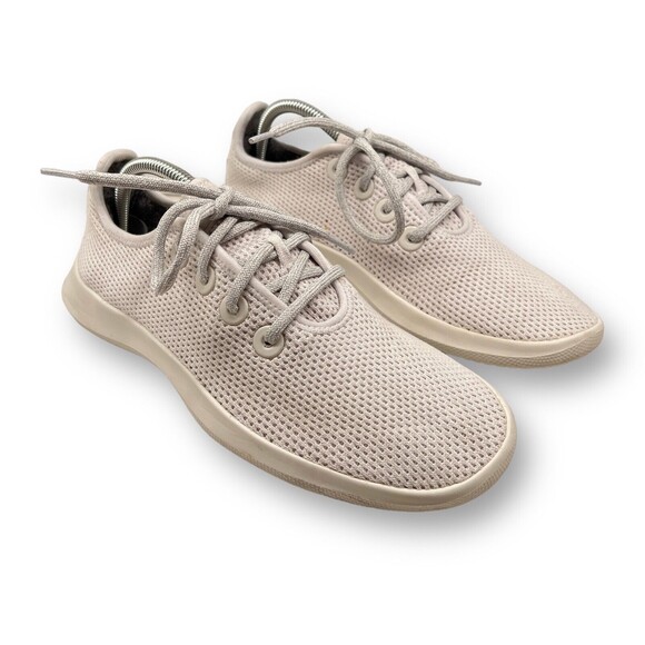 Allbirds White Tree Runners Women's Size 10 w/out Insoles - Picture 1 of 11